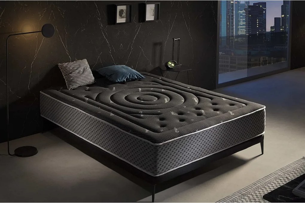 Materac SuperSoft Premium Black Multizone, 27cm, 135x190cm - Moonia