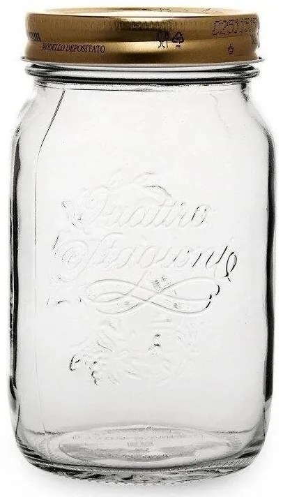Bormioli Rocco Słoik z pokrywką Quattro Stagioni, 1 l, 1000 ml
