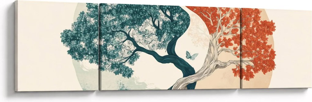 Obraz – Drzewo pełne energii (170x50 cm)
