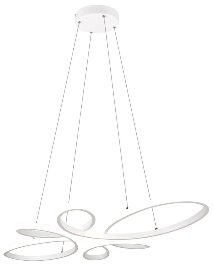 Biała lampa wisząca LED Fly – Trio