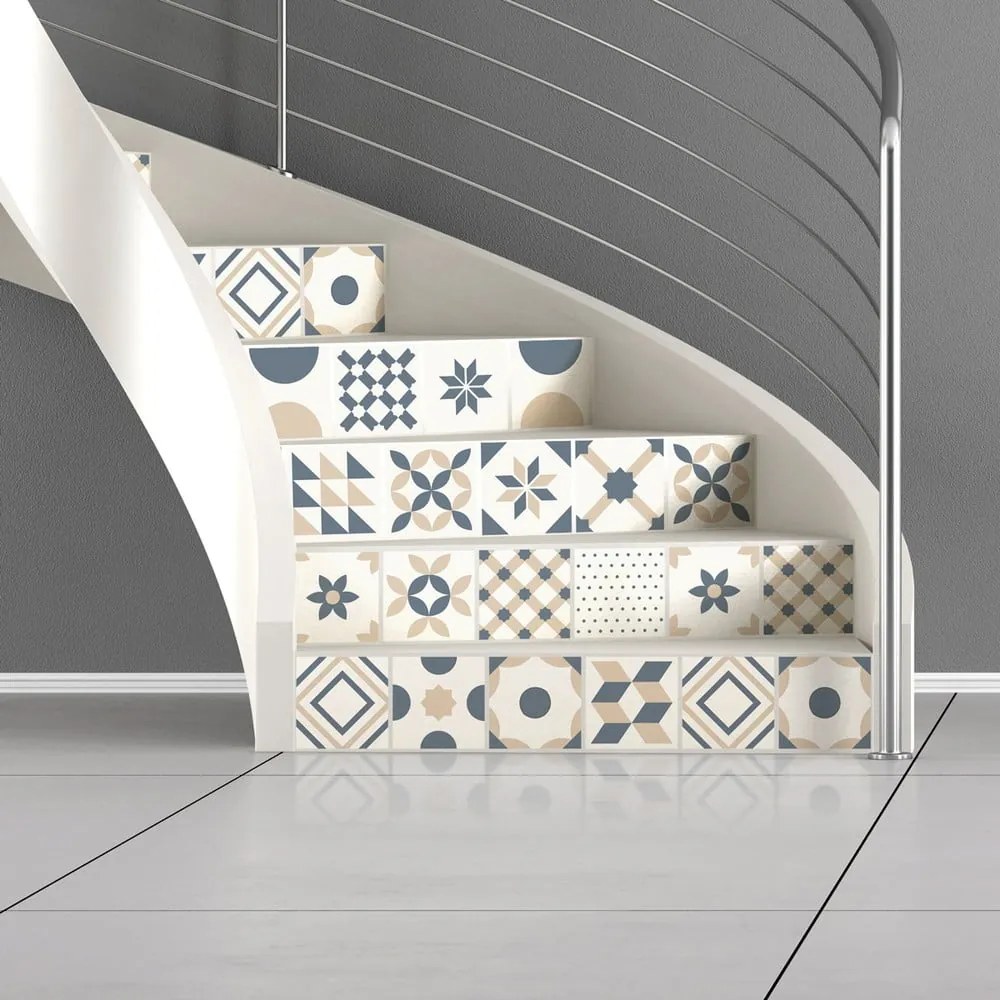 Zestaw naklejek na kafelki 24 szt. 15x15 cm Minimal – Ambiance