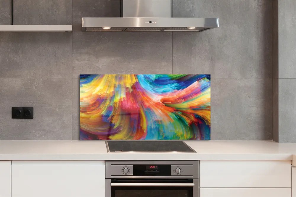 Panel Kuchenny Szklany Dynamiczny Rytm Barw