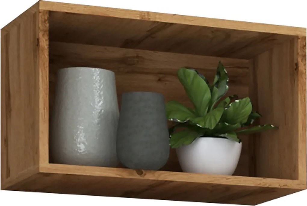 Drewniana półka ścienna Półka ścienna Arila S