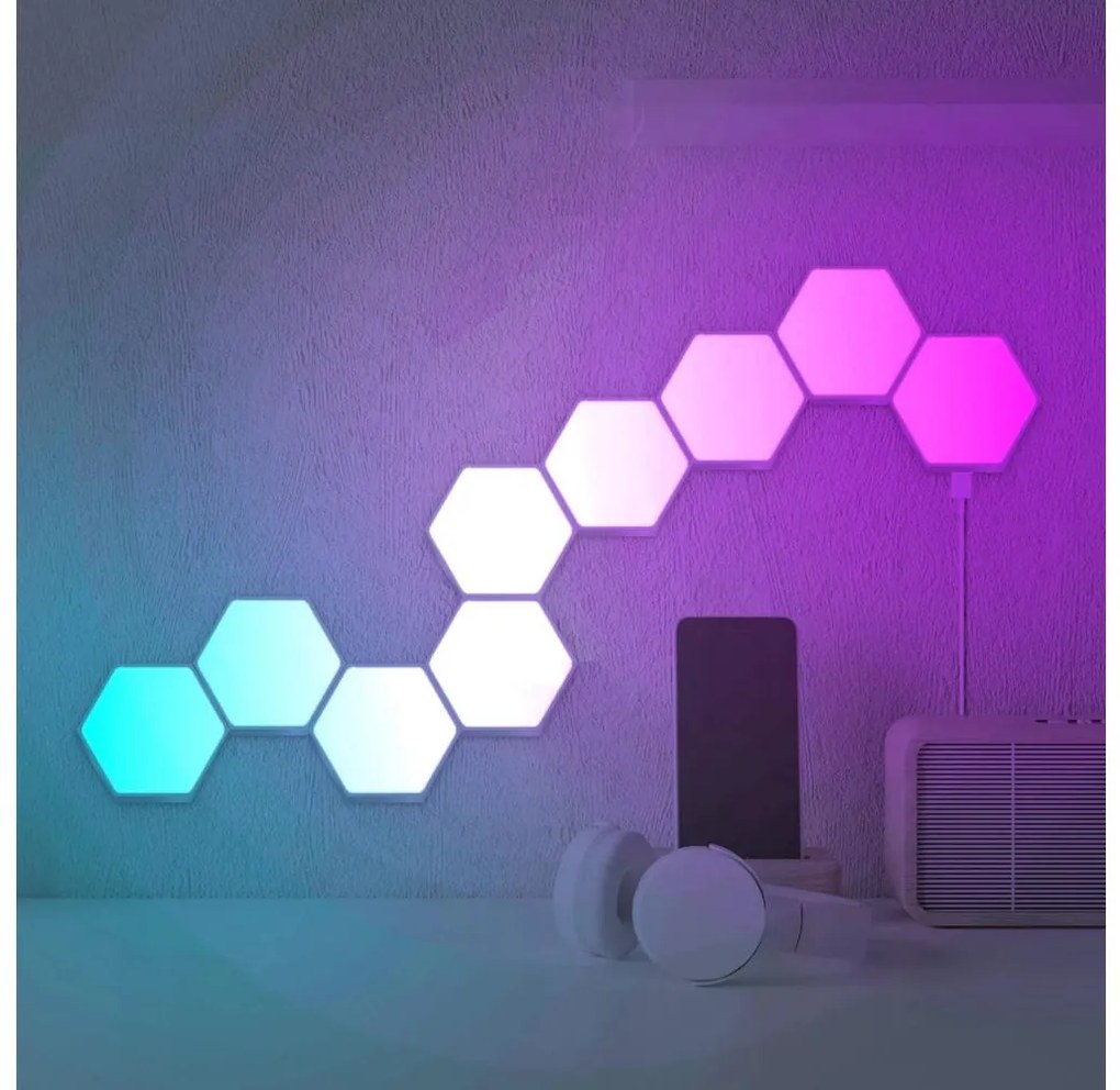 LED RGBW Ściemn. naścienne oświetlenie dekoracyjne MAYA LED/1W/230V + zdalne sterowanie