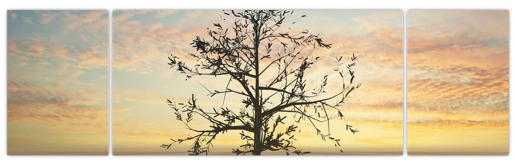 Obraz - Drzewo na pustyni (170x50 cm)