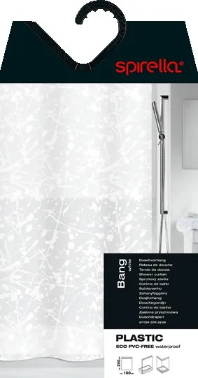 Zasłona prysznicowa 180x200 cm Bang – Spirella
