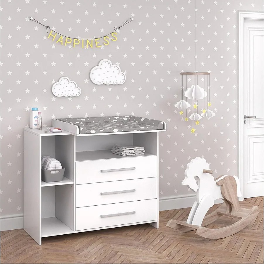 Przewijak dla dziecka biały 113x53x100 oskar