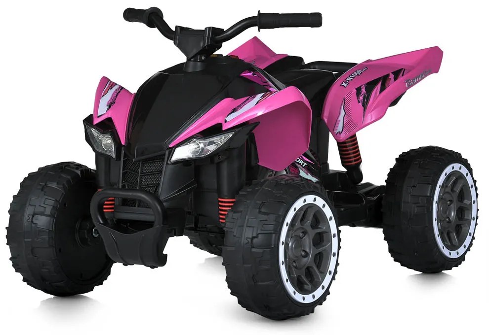Elektryczny quad dla dzieci, 12V, różowy