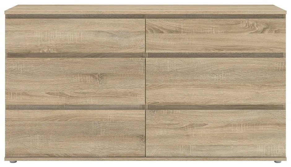 Niska komoda w dekorze dębu 153x84 cm Nova – Tvilum