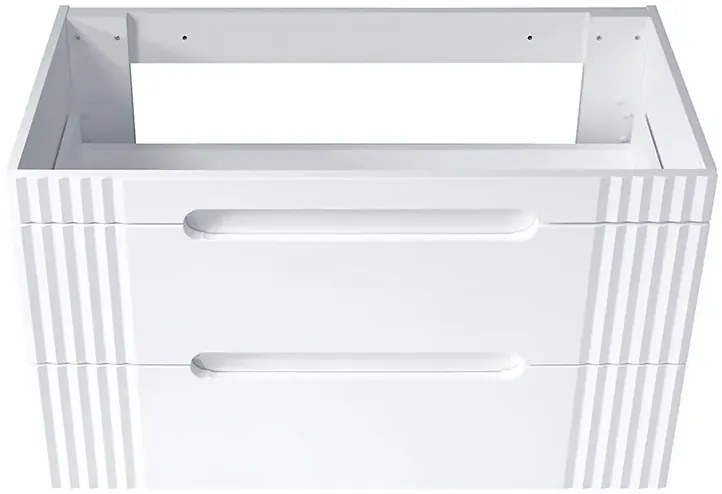 Biała szafka łazienkowa z szufladami 100 cm N1-G72