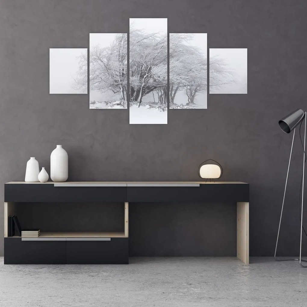 Obraz - Biała zima (125x70 cm)