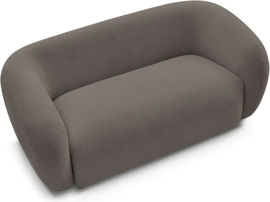 Szarobrązowa sofa z tkaniny szenilowej 160 cm Celine – Bobochic Paris