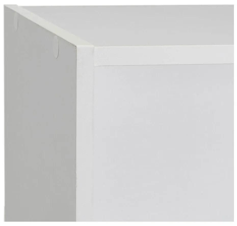 Biały regał 30x106x24 cm Cube – Casa Selección