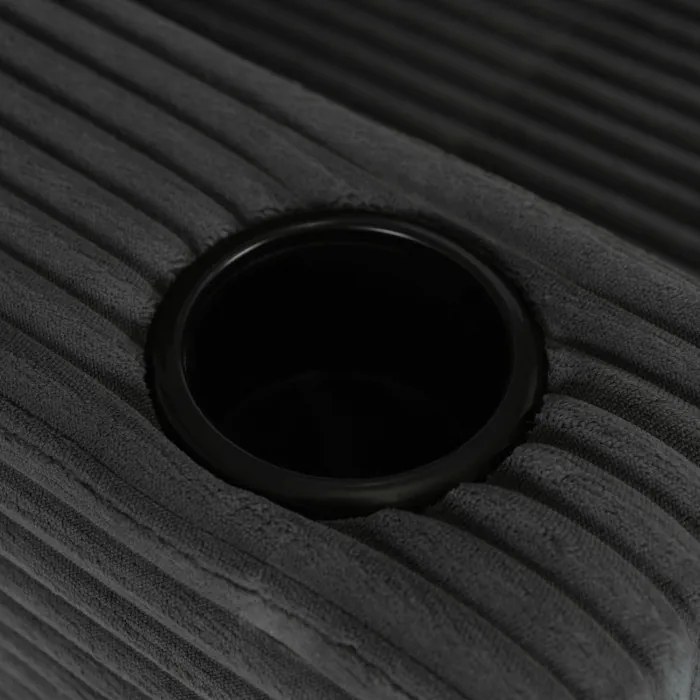 Fotel Wypoczynkowy Sofa NEO Szary Sztruksowy Nowoczesny