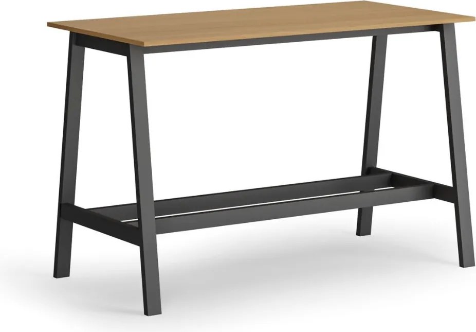 Wysoki stół barowy, 1600 x 800 mm, buk