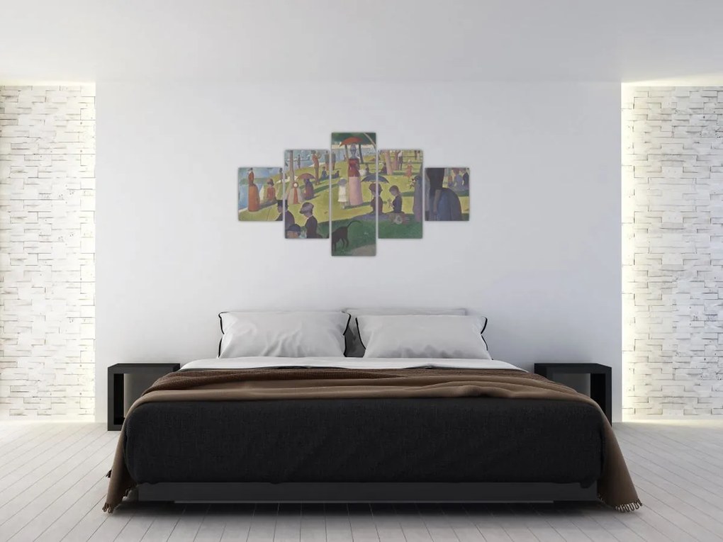 Obraz - Georges Seurat, A Sunday on La Grande Jatte, reprodukcje (125x70 cm)