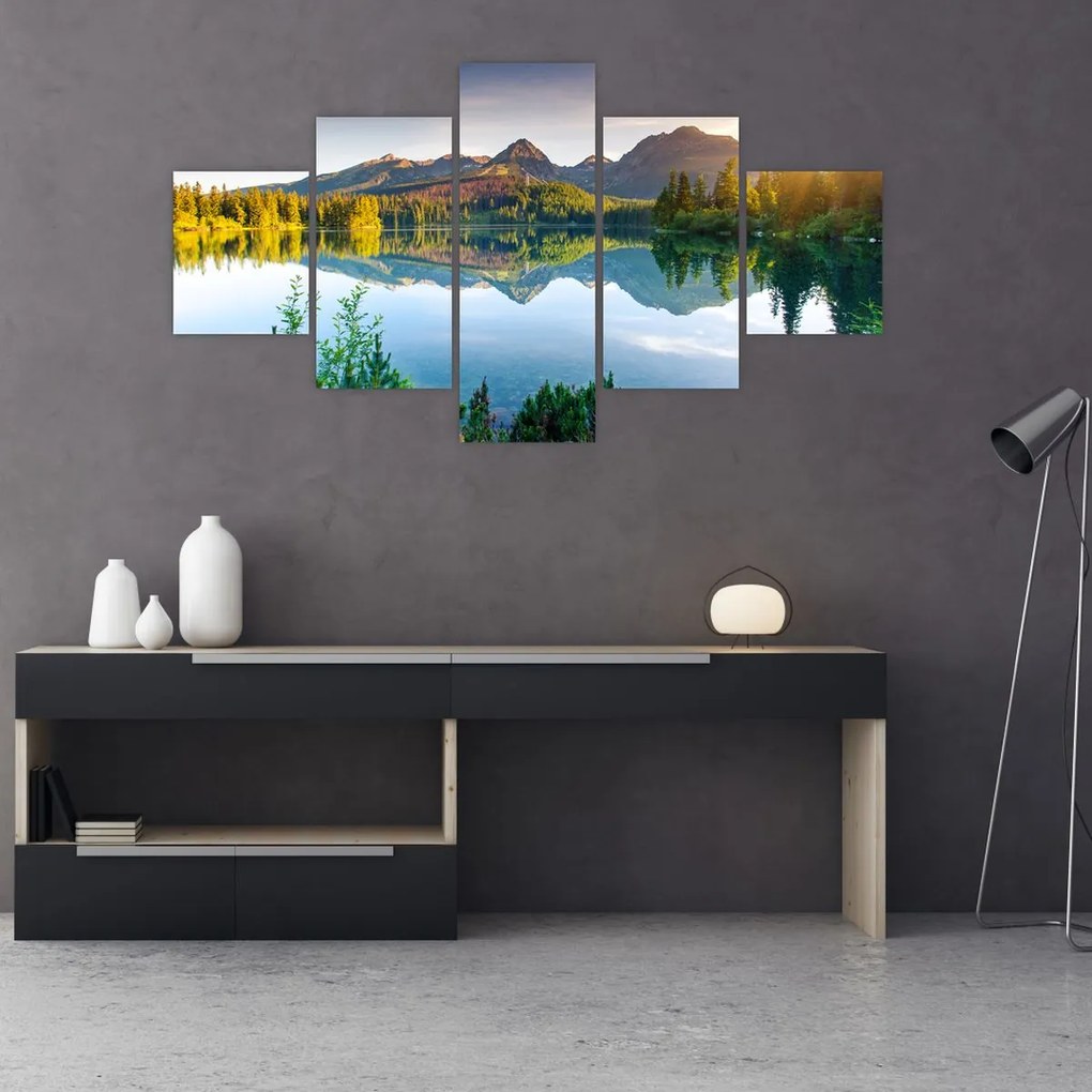 Obraz - Jezioro (125x70 cm)