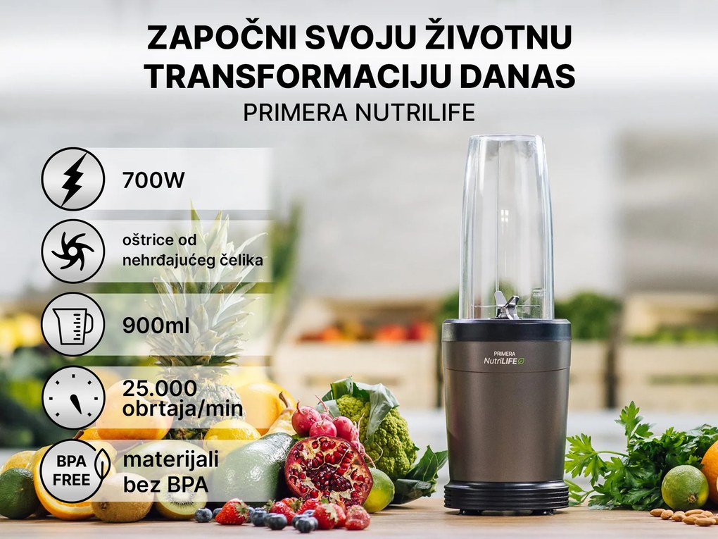 Blender kielichowy 700w Nutrilife Primera