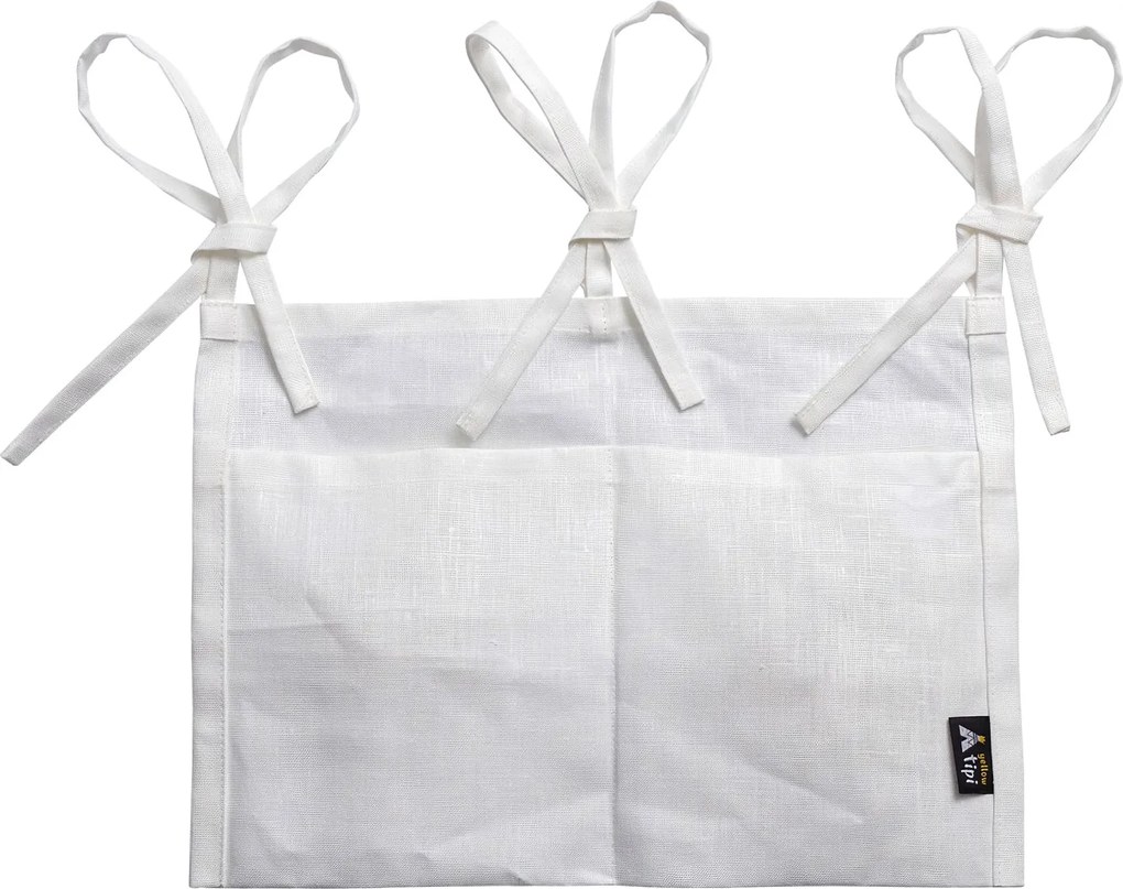 Organizer na łóżeczko Linen White
