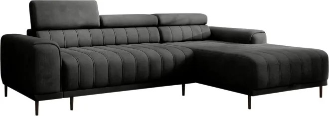 Narożnik CALDO S/MINI Prawostronny z funkcją spania wolnostojąca w tkaninie RUN AGAIN 92 WERSAL