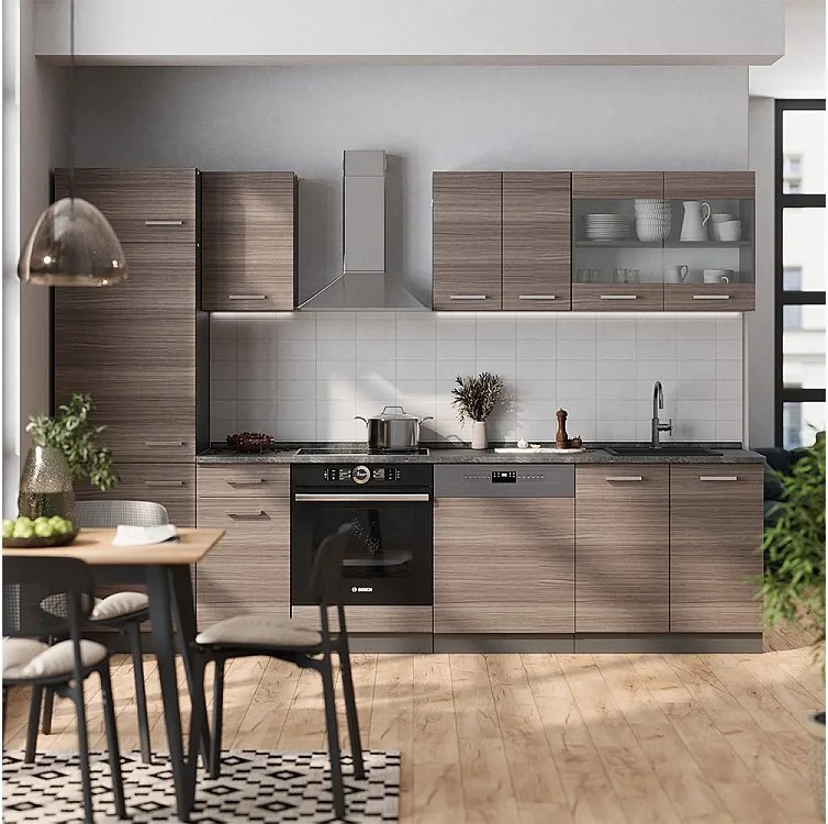 Aneks kuchenny szlachetny szary/antracyt 300x60x81.6 r-line