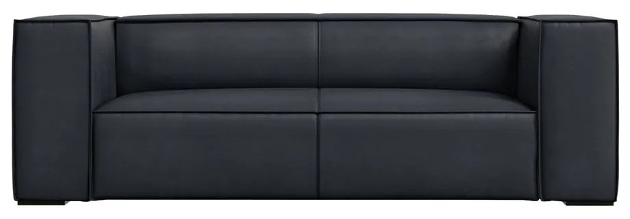 Ciemnoniebieska skórzana sofa 212 cm Madame – Windsor &amp; Co Sofas