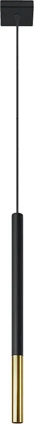 Czarno-złota pojedyncza lampa wisząca - EX719 W1-P11