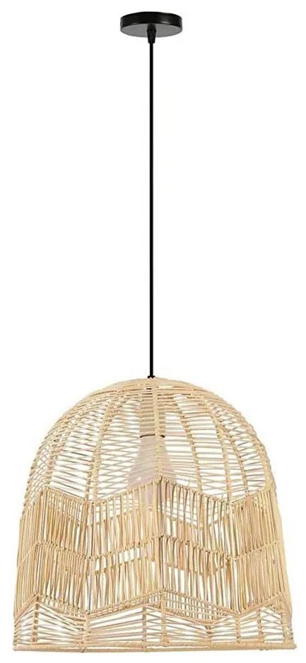 Immax 08263L - Żyrandol na lince PELO 1xE27/40W/230V śr. 50 cm rattan