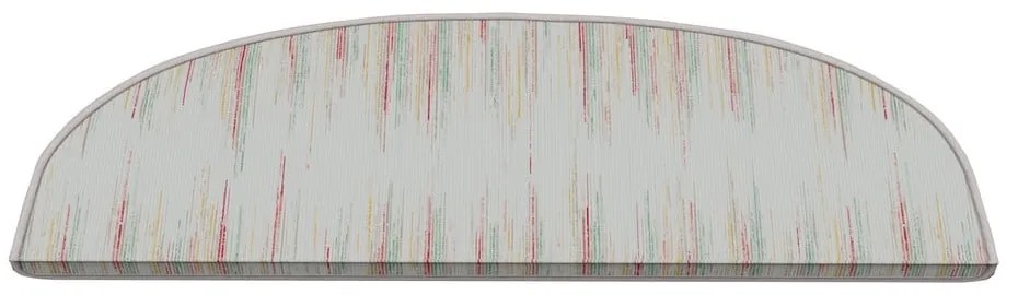 Kremowe dywaniki na schody zestaw 16 szt. 20x65 cm Rainbow Road – Vitaus