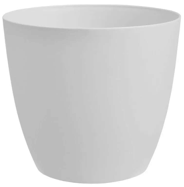 Gardenico Doniczka Ella matowy biały, śr. 18 cm, śred. 18 cm