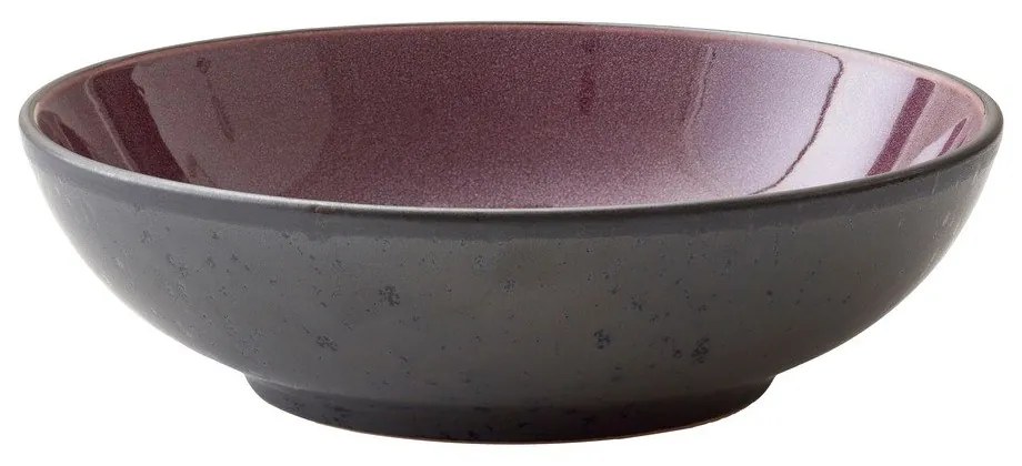 Czarna/fioletowa kamionkowa miska 1 l Gastro Black/Purple – Bitz