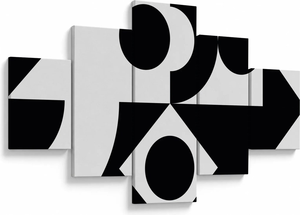 Obraz - Abstrakcja geometryczna N⁰1 (125x70 cm)