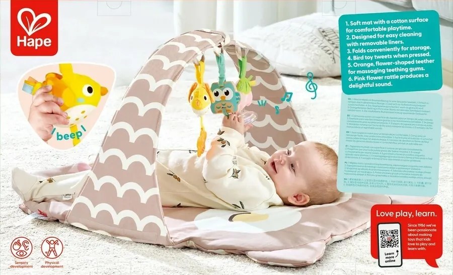 Hape Mata do zabawy z pałąkiem- Sowa Oskar