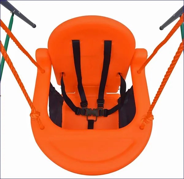 Ogrodowa huśtawka stojąca dla dzieci 2w1 E6-N78