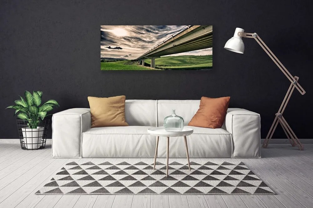 Zdjęcie na płótnie Nowoczesny Most nad Doliną