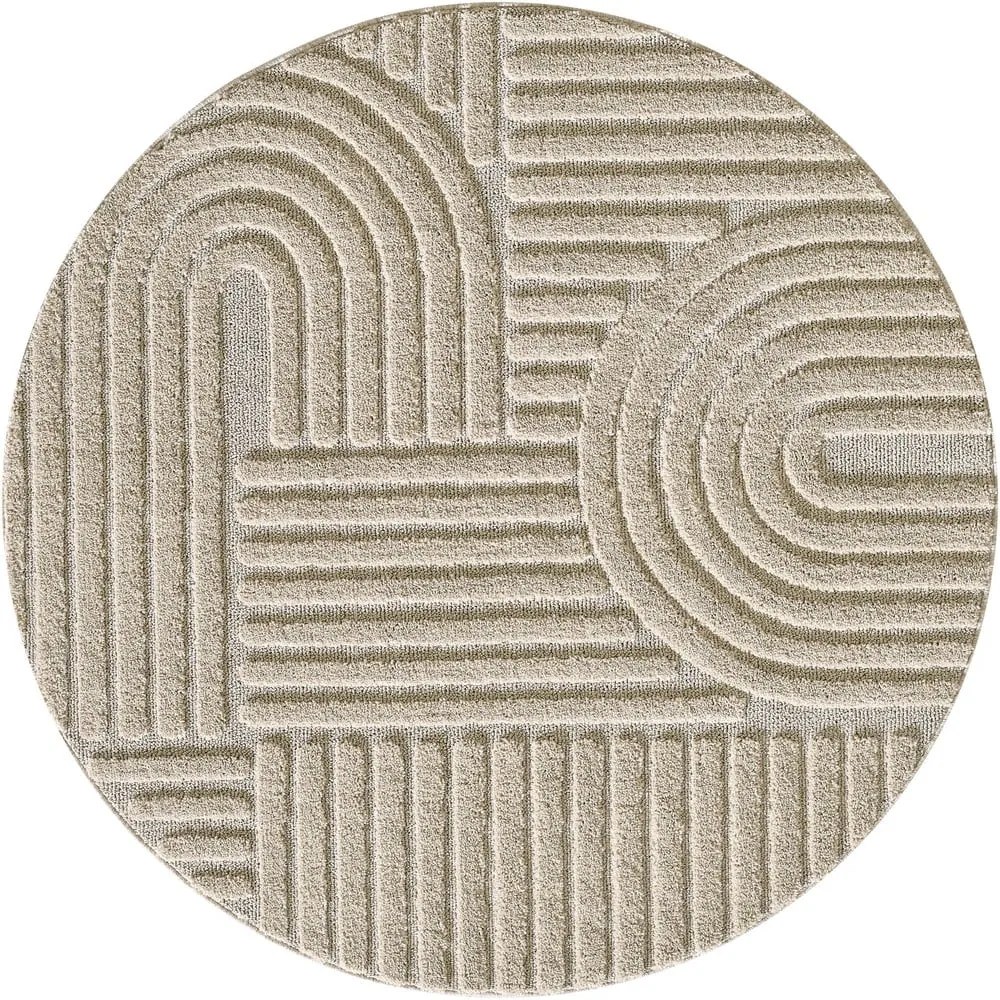 Beżowy okrągły dywan ø 80 cm Art – Ayyildiz Carpets