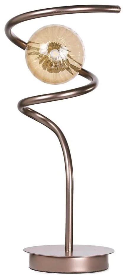 ONLI - Lampa stołowa FRIDA 1xG9/10W/230V 42 cm miedź