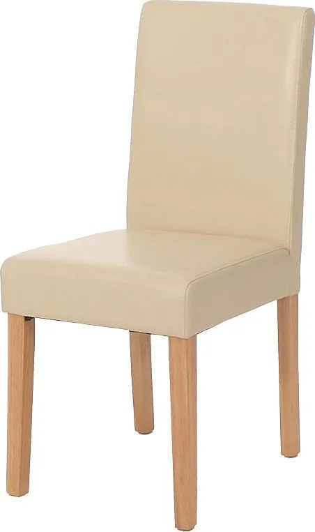 Krzesło do jadalni Littau,  kremowy, jasne nogi