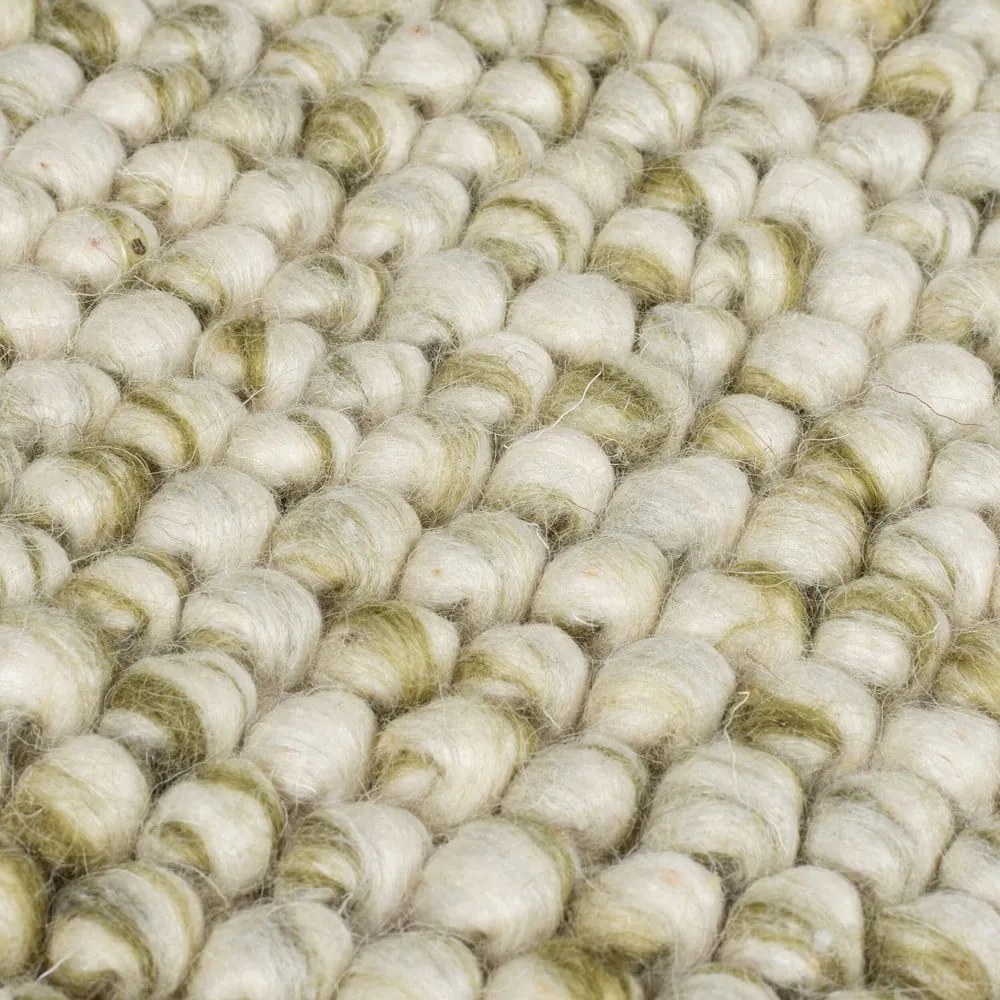 Dywan z mieszanki wełny tkany ręcznie w kolorze khaki 160x230 cm Minerals – Flair Rugs