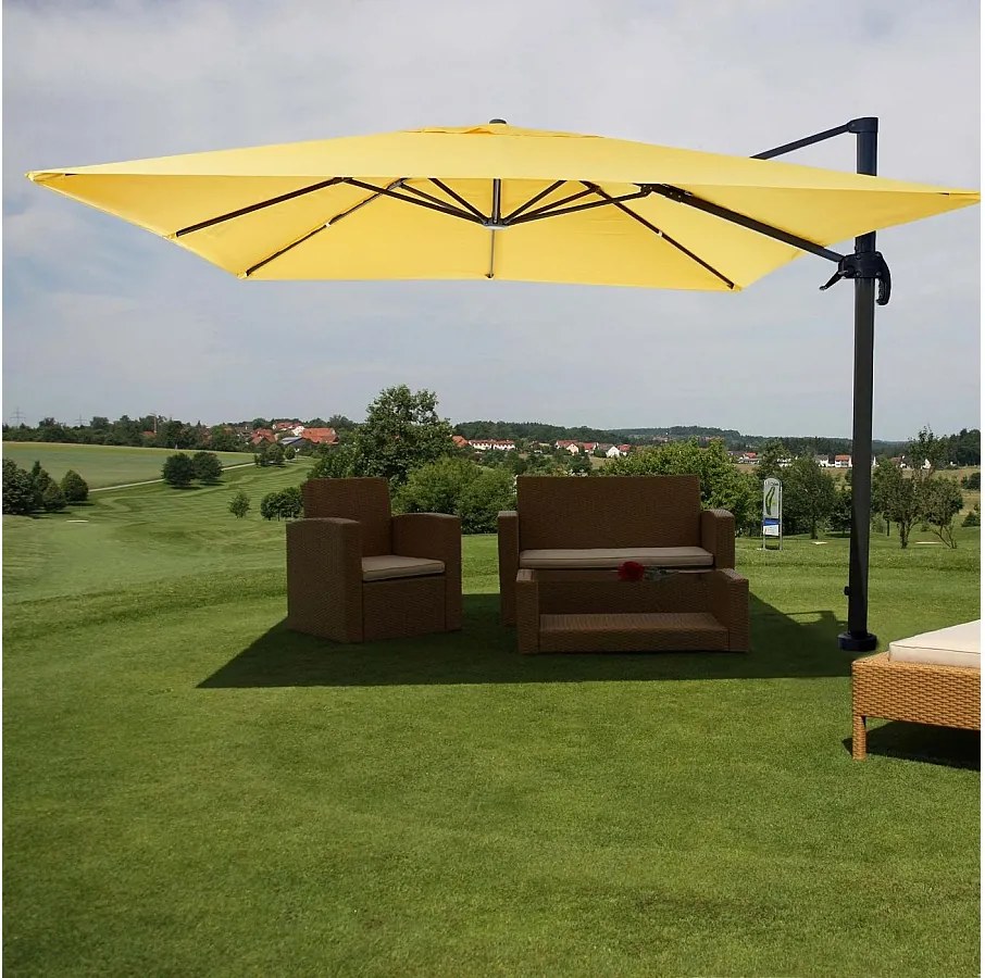 Parasol do świateł drogowych MCW-A96 I obrotowy,  żółty bez stojaka, obrotowy