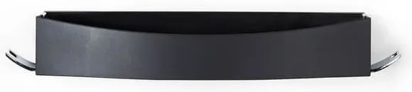 Czarna samoprzylepna półka Compactor Clever Flip Shower Shelf