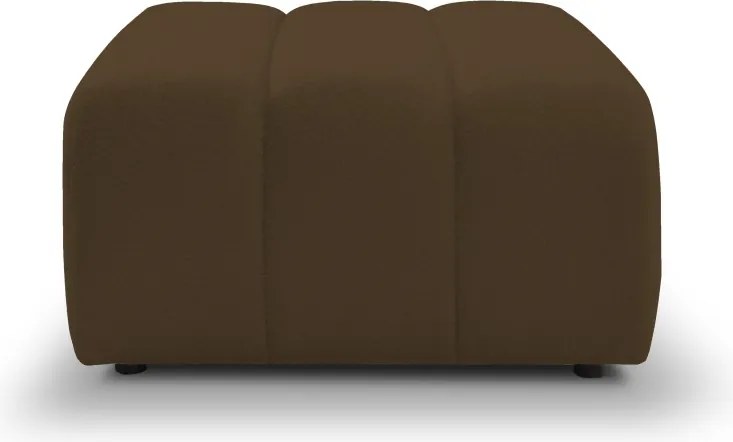 Pufa BALOO w kolorze brązowym w tkaninie LAMBI 04