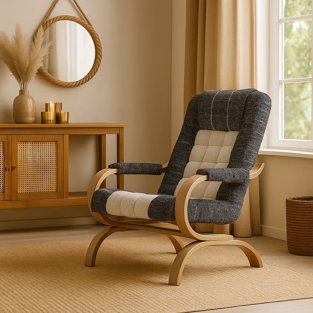 Fotel Finka Pikowany Bali z Podłokietnikami