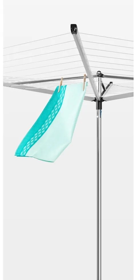 Ogrodowa suszarka na pranie w kolorze srebra 50 m Essential – Brabantia