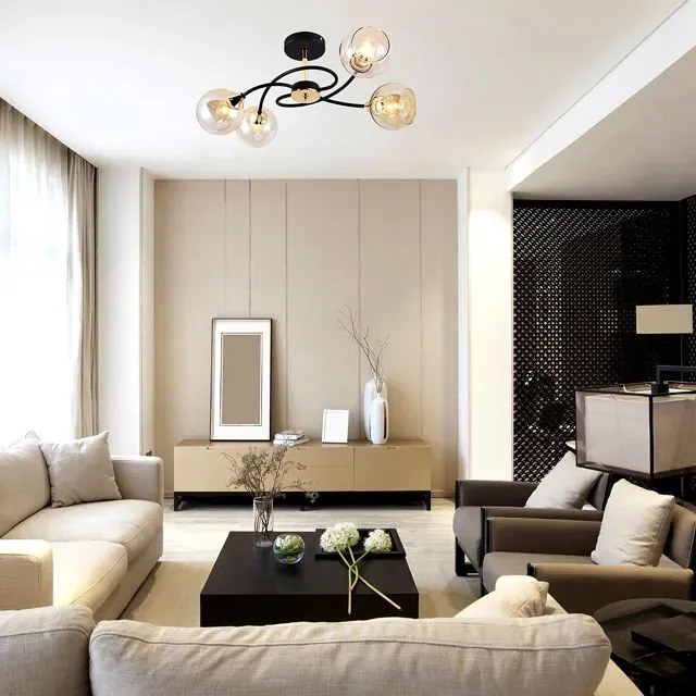 Nowoczesny czarno-złoty żyrandol - 3X A230 T8-N81