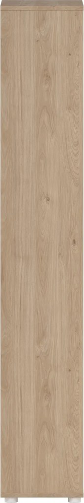 Dwudrzwiowy regał biurowy Sign 80 jackson hickory/biały mat