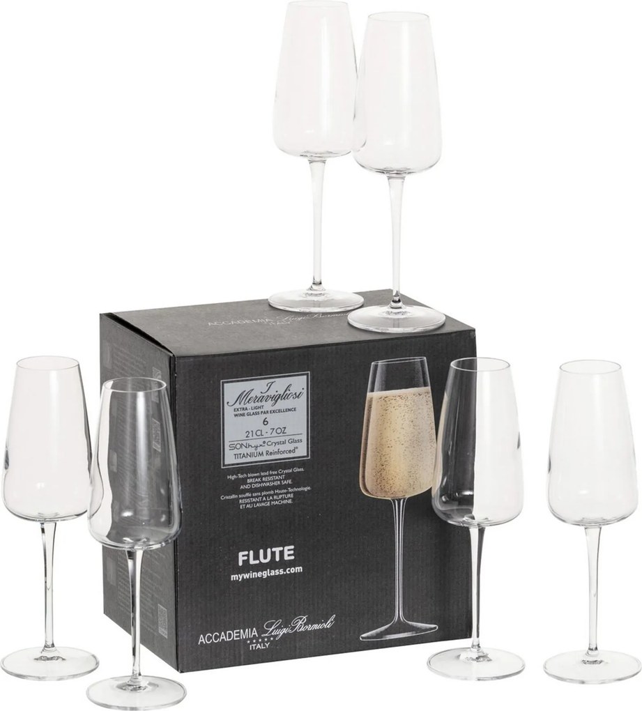 Kieliszki do szampana Gioco 4szt. 210ml