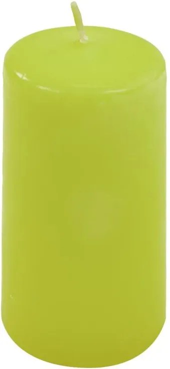 Zestaw świec filarowych, 10 cm, Ø 5 cm, jasnozielone, 8 szt.
