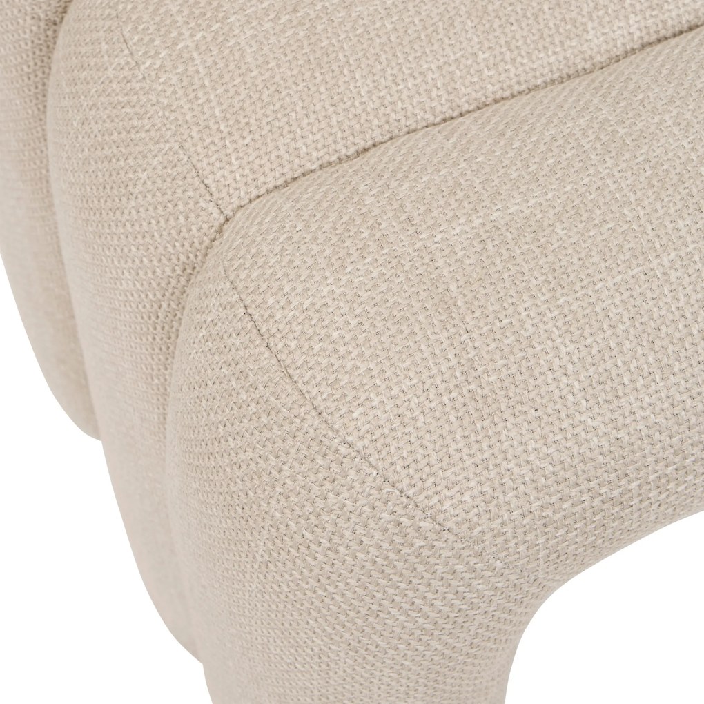 Stołek łuk tapicerowany SISCO, 43 x 42 x 44 cm