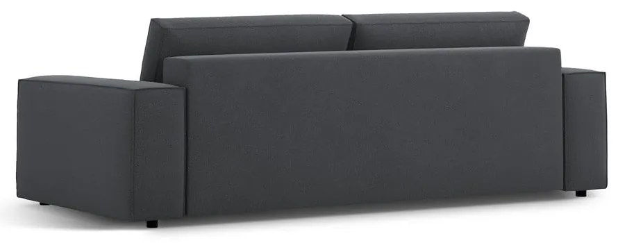 Ciemnoszara rozkładana sofa 247 cm Jodie – Micadoni Home